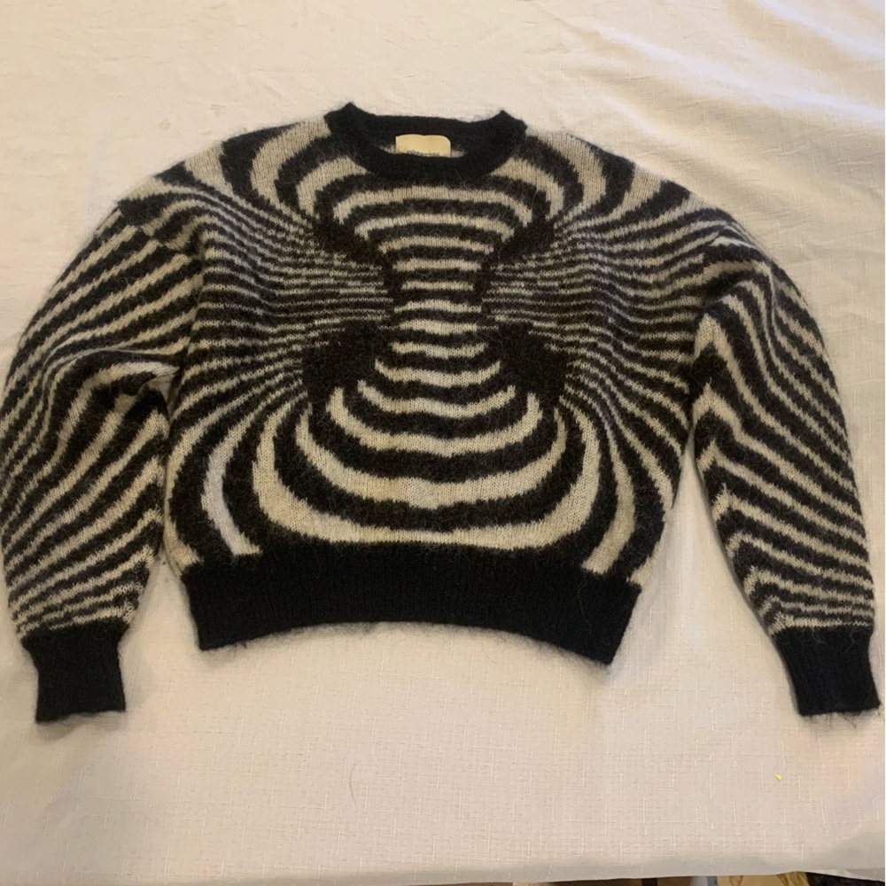 Paloma Wool Black White Matrix Sweater Size Medium - Picture 3 of 8